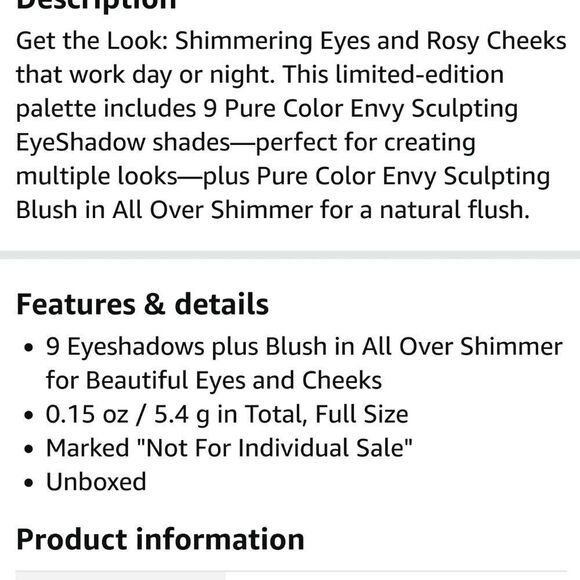 Estee Lauder eye and cheek palette Nude - Picture 5 of 5